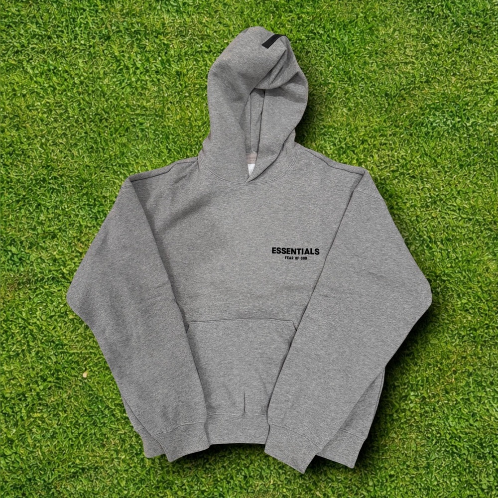 Essentials Hoodie Dark Oatmeal L & XL